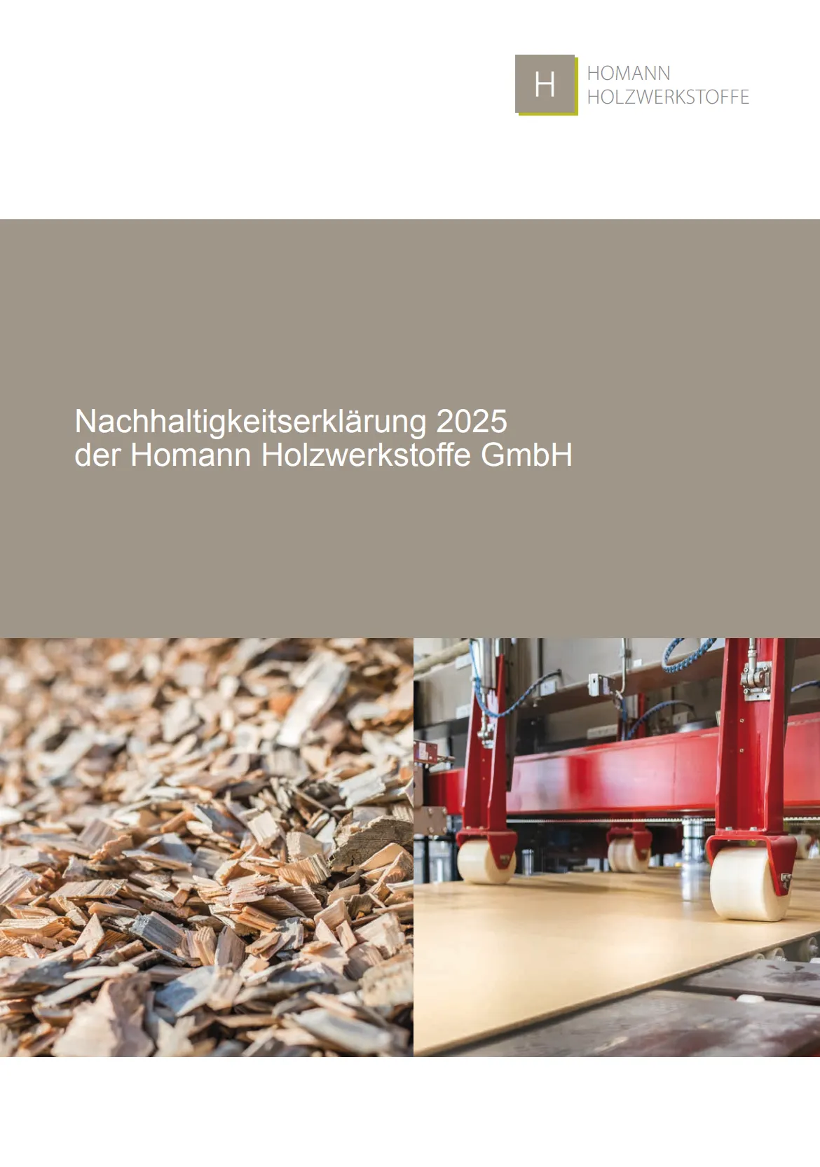 Titelbild der Nachhaltigkeitserklärung 2025 von HOMANIT